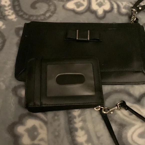 Coach wallet/wristlet with matching Id holder black - Picture 2 of 10